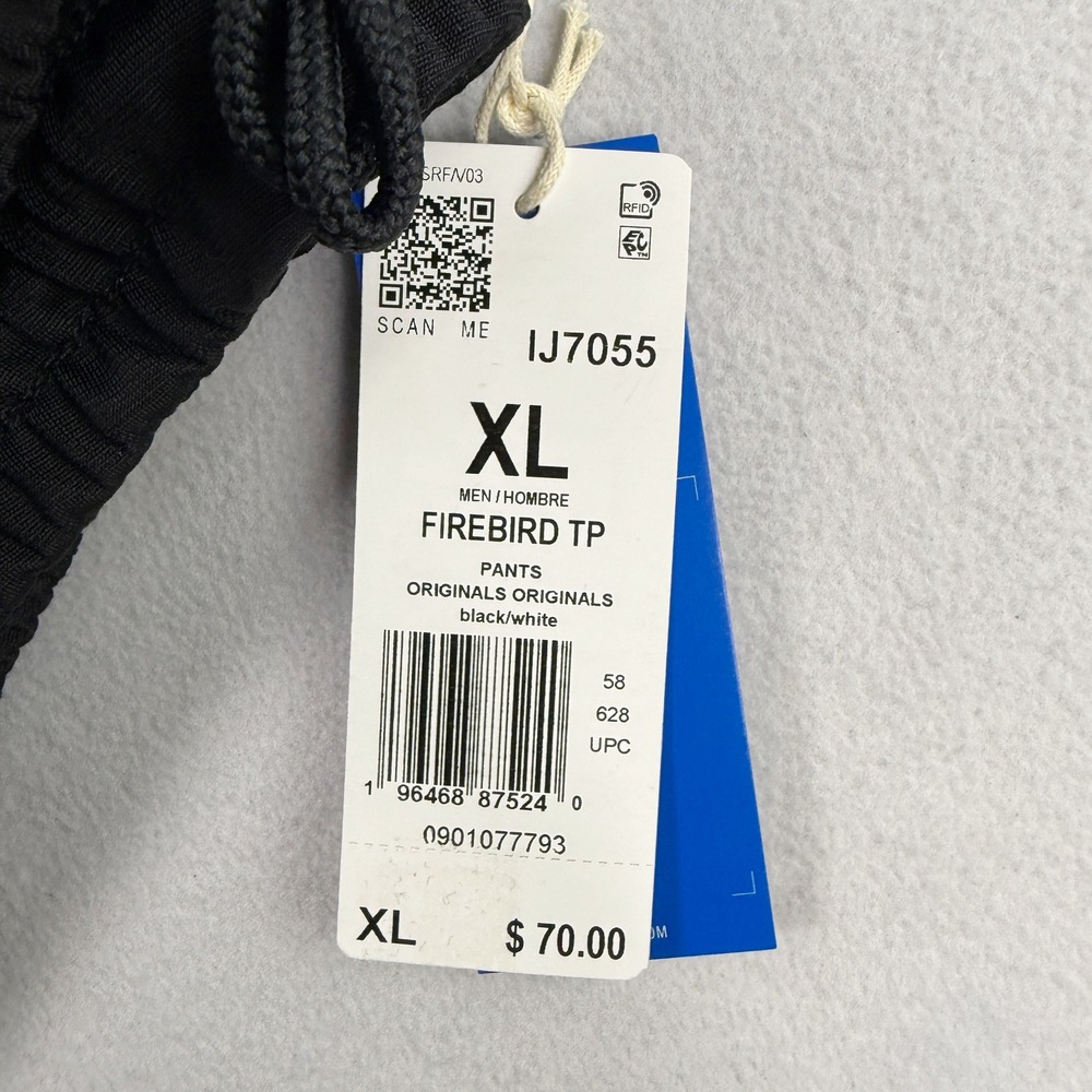 Adidas Originals Firebird Track Suit Mens Size XL Black White Jacket Pants NEW - Picture 5 of 13